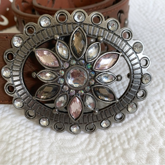 Belt with Bling Buckle - Picture 2 of 6